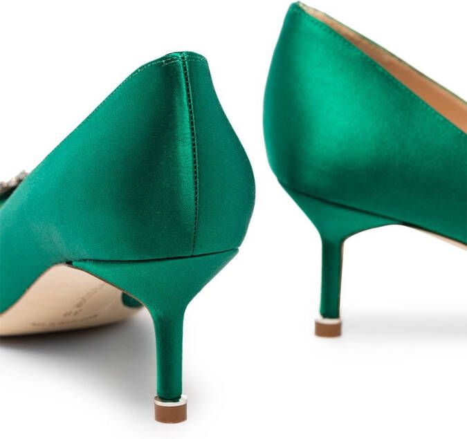 Manolo Blahnik Hangisi pumps Groen