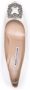 Manolo Blahnik Hangisi pumps met gesp Beige - Thumbnail 4