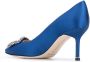 Manolo Blahnik Hangisi pumps met gesp Blauw - Thumbnail 3