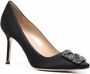 Manolo Blahnik Hangisi pumps met puntige neus Zwart - Thumbnail 2
