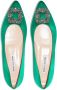 Manolo Blahnik Hangisi pumps verfraaid met broche Groen - Thumbnail 4