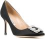 Manolo Blahnik Hangisi pumps Zwart - Thumbnail 2