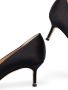 Manolo Blahnik Hangisi satijnen pumps Zwart - Thumbnail 4