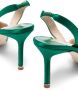 Manolo Blahnik Hangisi satijnen slingbacks Groen - Thumbnail 5