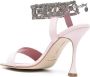 Manolo Blahnik Lierasan suède sandalen Roze - Thumbnail 3