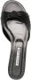 Manolo Blahnik Lollo leren slippers Zwart - Thumbnail 3