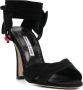 Manolo Blahnik Sandalen met open neus Zwart - Thumbnail 2