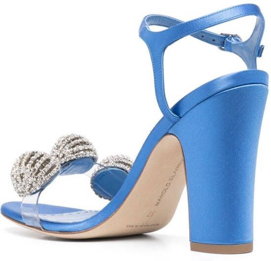 Manolo Blahnik Ostria sandalen verfraaid met ster Blauw