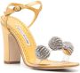 Manolo Blahnik Ostria sandalen verfraaid met ster Geel - Thumbnail 2