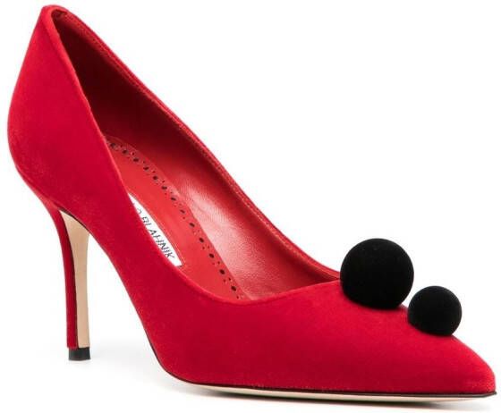 Manolo Blahnik Piera pumps Rood