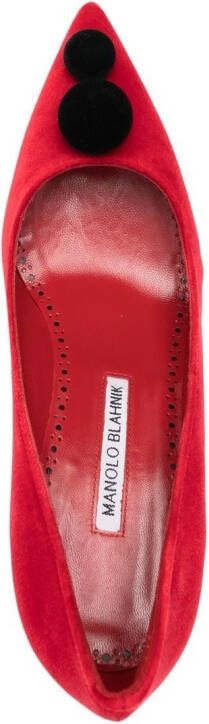 Manolo Blahnik Piera pumps Rood