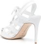 Manolo Blahnik Problax 106mm vetersandalen Wit - Thumbnail 3