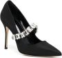 Manolo Blahnik Pumps met puntige neus Zwart - Thumbnail 2