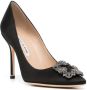 Manolo Blahnik Pumps verfraaid met gesp Zwart - Thumbnail 2