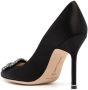 Manolo Blahnik Pumps verfraaid met gesp Zwart - Thumbnail 3
