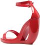 Manolo Blahnik Rocar sandalen Rood - Thumbnail 3