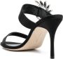 Manolo Blahnik Chivela 100mm sandalen Zwart - Thumbnail 3