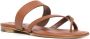 Manolo Blahnik Susa sandalen met gekruiste bandjes Bruin - Thumbnail 2