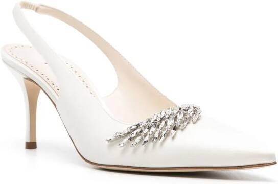 Manolo Blahnik Terela slingback pumps Beige