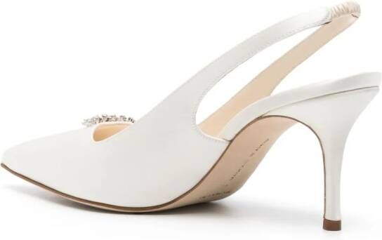 Manolo Blahnik Terela slingback pumps Beige