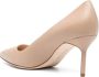 Manolo Blahnik Tora leren pumps Bruin - Thumbnail 3