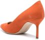 Manolo Blahnik Tora suède pumps Oranje - Thumbnail 3