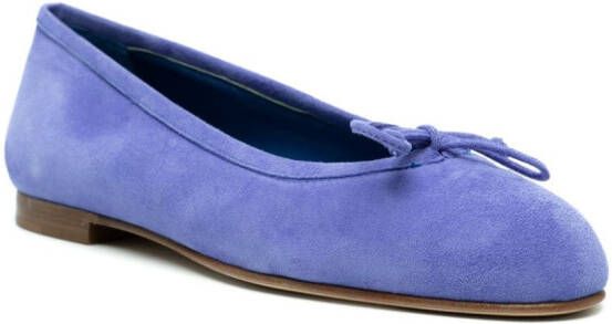 Manolo Blahnik Veralli ballerina's Blauw