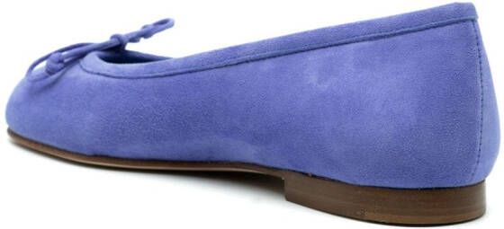 Manolo Blahnik Veralli ballerina's Blauw