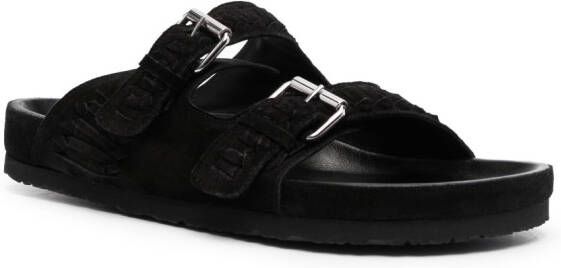 MARANT Lekson leren sandalen Zwart