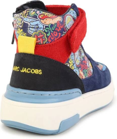 Marc Jacobs Kids Sneakers met print Blauw