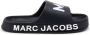Marc Jacobs Kids Slippers met logoprint Zwart - Thumbnail 2