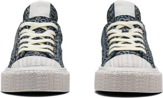 Marc Jacobs Monogram denim sneakers Blauw