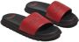 Marc Jacobs The Slide slippers met logo-reliëf Rood - Thumbnail 2