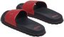 Marc Jacobs The Slide slippers met logo-reliëf Rood - Thumbnail 3