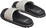 Marc Jacobs The Leather Slide slippers met logo-reliëf Wit - Thumbnail 8
