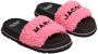 Marc Jacobs The Slide slippers met logo-reliëf Roze - Thumbnail 4