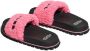 Marc Jacobs The Slide slippers met logo-reliëf Roze - Thumbnail 5