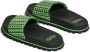 Marc Jacobs The Slide slippers met logo-reliëf Groen - Thumbnail 3