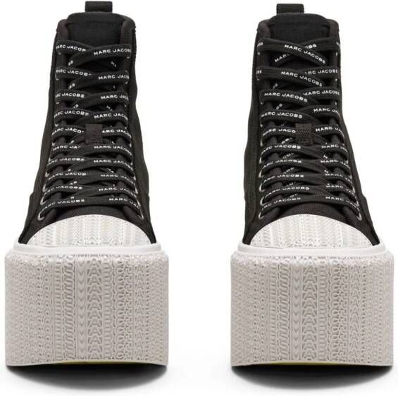 Marc Jacobs Sneakers met 75mm plateauzool Zwart