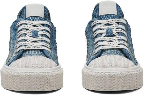 Marc Jacobs The Crystal Denim sneakers Blauw