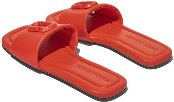 Marc Jacobs The J Marc leren slippers Rood