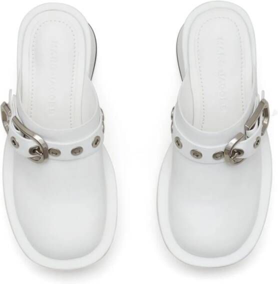Marc Jacobs The J Marc leren portemonnee Wit