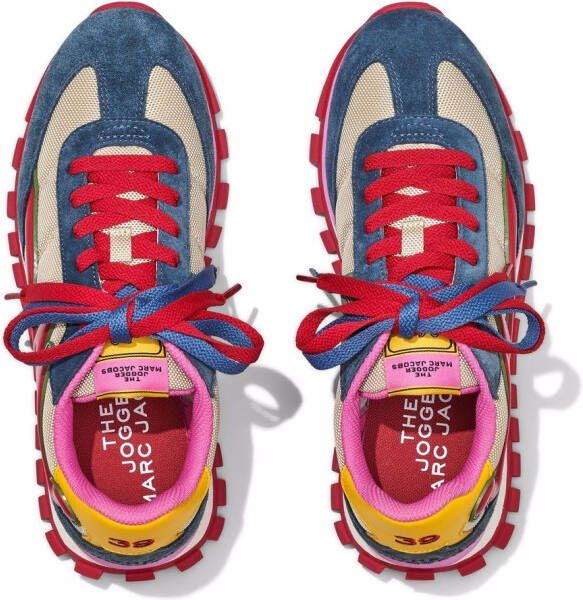Marc Jacobs The Jogger panelled sneakers Rood Dames Schoenen.nl