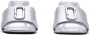 Marc Jacobs The Metallic J leren sandalen Zilver - Thumbnail 3