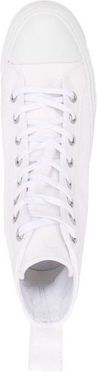 Marcelo Burlon County of Milan Sneakers met contrasterende zool Wit