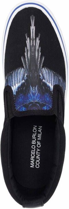 Marcelo Burlon County of Milan Sneakers met print Zwart