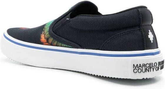 Marcelo Burlon County of Milan Sneakers met print Zwart