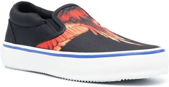 Marcelo Burlon County of Milan Wings slip-on sneakers Zwart