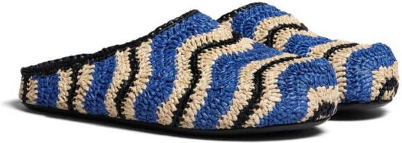 Marni Fussbet Sabot loafers met ronde neus ZO541
