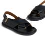 Marni Fussbet leren sandalen Zwart - Thumbnail 5